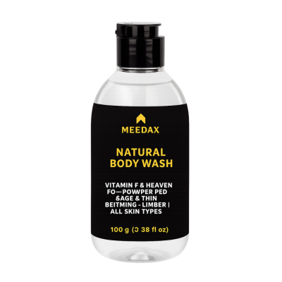 Meedax Natural Vitamin-E Body wash with Activated Beads for Bright Skin