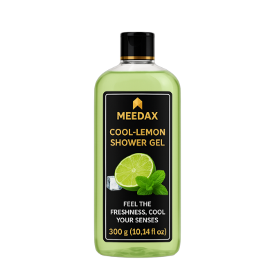 Meedax Cool Lemon Shower Gel for Freshness & Skin Hydration 300ml