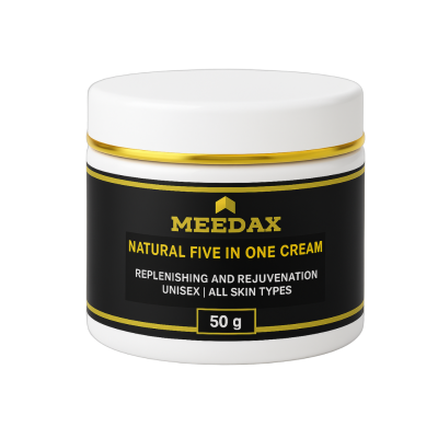 Meedax 5 in 1 Replenishing Cream for Glow, Hydration & Anti-Aging |50g | All Skin Types