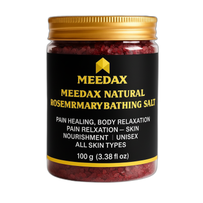 Meedax Natural Rosemary Bath Salt - Muscle Relaxation & Detox |100g
