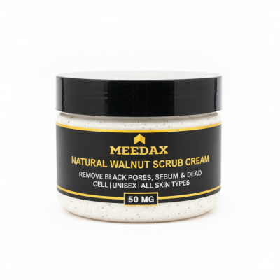 Meedax Walnut Aloe Exfoliating Scrub with Vitamin E | Paraben Free