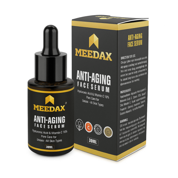 Meedax Anti-Aging Face Serum with Hyaluronic Acid & Vitamin