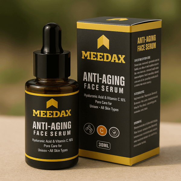 Meedax Anti-Aging Face Serum with Hyaluronic Acid & Vitamin